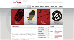 Desktop Screenshot of lesjofors-automotive.com